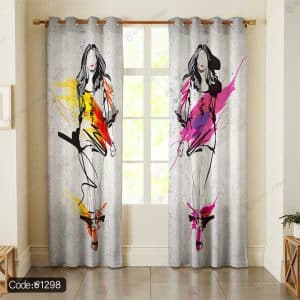 پرده پانچ نقاشی ابرنگی کد 1298