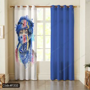 پرده پانچ ابرنگی زن کد 1332