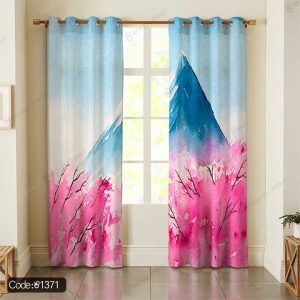پرده چاپی منظره کوه کد 1371