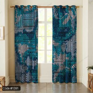 پرده چاپی هندسی کد 1391