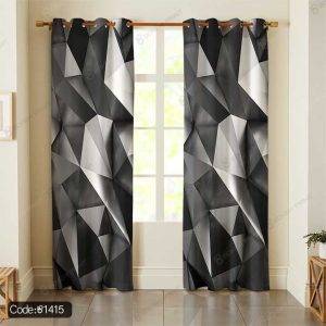 پرده چاپی هندسی سه بعدی کد 1415