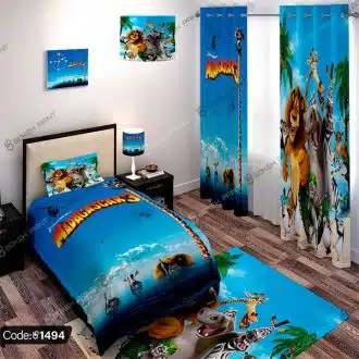 ست اتاق خواب انیمیشن ماداگاسکار کد 1494