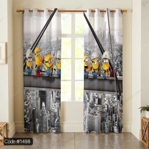 پرده چاپی مینیون ها کد 1498