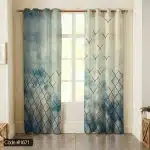 پرده چاپی آسمان و پرنده کد 1671