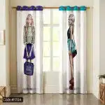 پرده پانچ دخترانه کد 1704