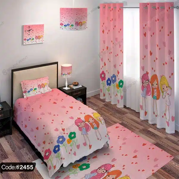 ست اتاق خواب دخترانه کد 2455
