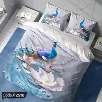 روتختی طرح طاووس و گل کد 2516