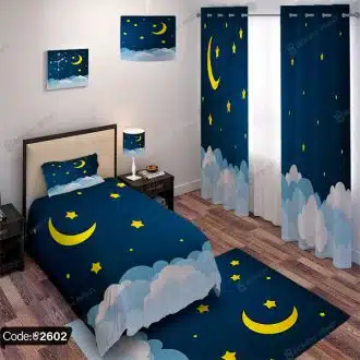 ست اتاق خواب ماه و ستاره کد 2602