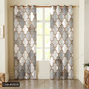 پرده چاپی هندسی کد 2609