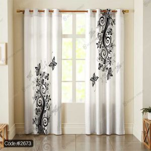 پرده پانچ پروانه کد 2673