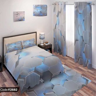 ست اتاق خواب هندسی سه بعدی کد 2682