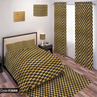 ست اتاق خواب شطرنجی کد 2688