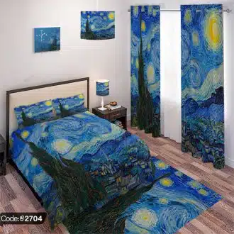 ست اتاق خواب شب پر ستاره کد 2704