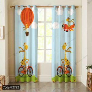 پرده چاپی زرافه کد 2722