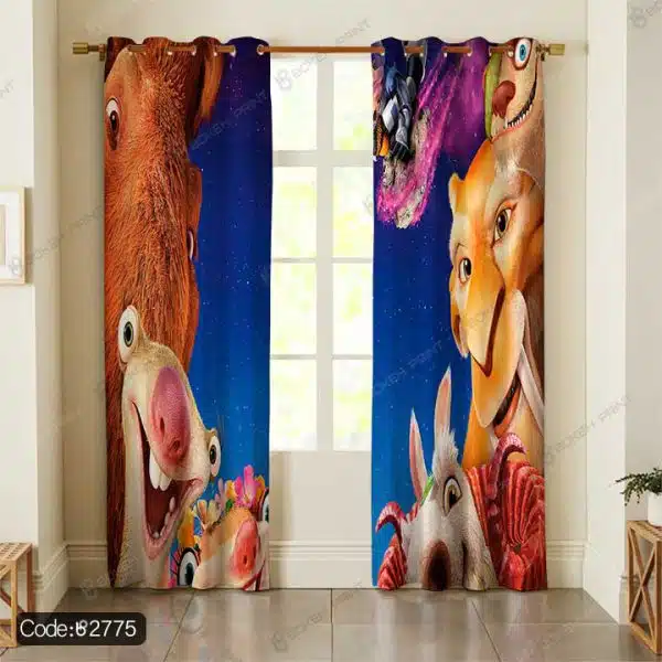 پرده چاپی عصر یخبندان کد 2775