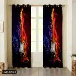 پرده چاپی گیتار الکتریک کد 2824