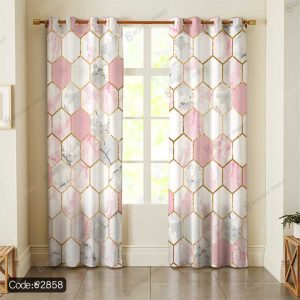 پرده پانچ هندسی سه بعدی کد 2858