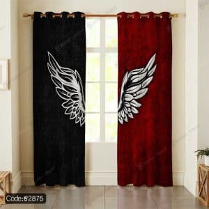 پرده پانچ پر فرشته سه بعدی کد 2875