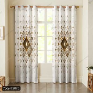 پرده پانچ هندسی سه بعدی کد 2876