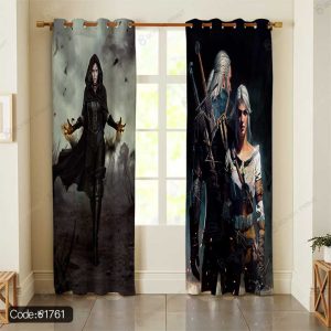 پرده چاپی انیمیشن جنگجو کد 1761