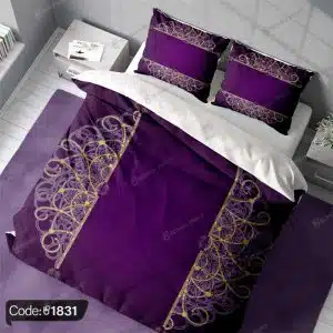 روتختی سه بعدی فانتزی بنفش کد 1831