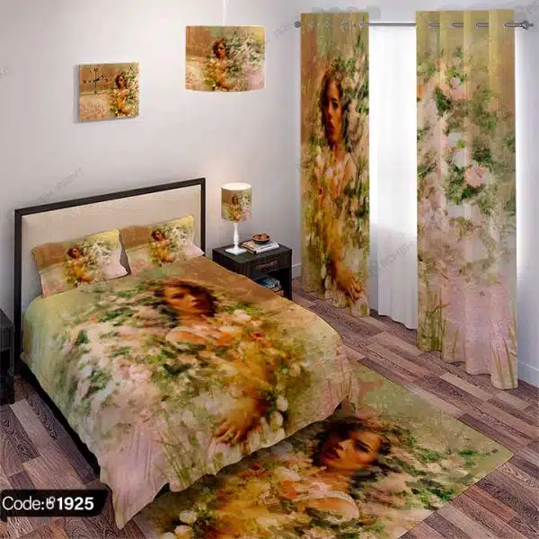 ست اتاق خواب نقاشی زن کد 1925