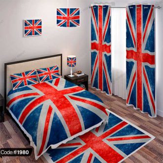 ست اتاق خواب پرچم انگلیس کد 1980