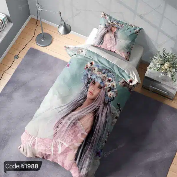 روتختی سه بعدی دختر و پروانه کد 1988