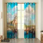 پرده پانچ منظره اسکله کد 2014