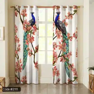 پرده پانچ سنتی طاووس کد 2111