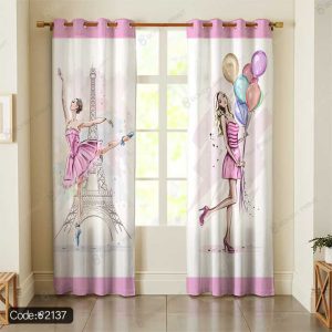 پرده پانچ دختر و برج ایفل کد 2137