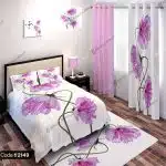 ست اتاق خواب گل سه بعدی کد 2149