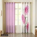 پرده پانچ گل سه بعدی کد 2149