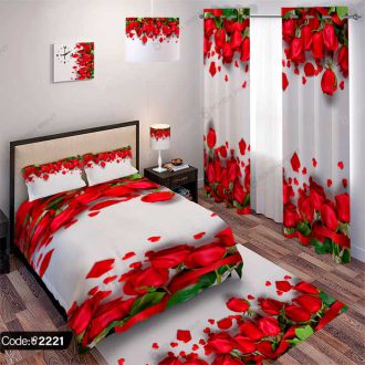 ست اتاق خواب گل رز کد 2221