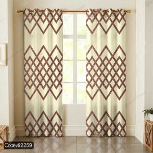 پرده پانچ هندسی کد 2259