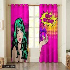 پرده پانچ دختر و کادو کد 2270