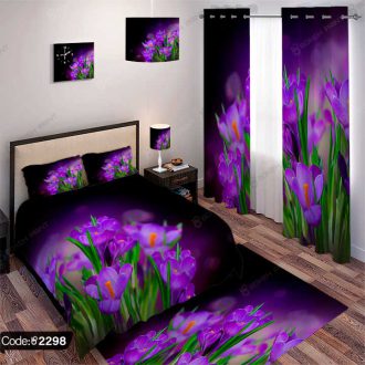 ست اتاق خواب گل زعفران کد 2298