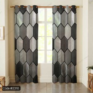 پرده چاپی هندسی سه بعدی کد 2310