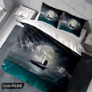 روتختی طرح منظره ماه و دریا کد 2312