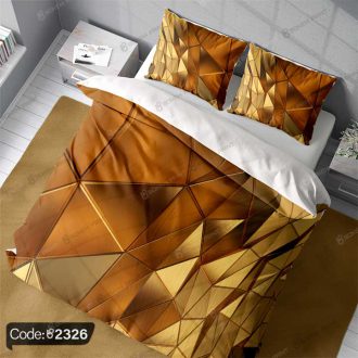 روتختی سه بعدی هندسی طلایی کد 2326