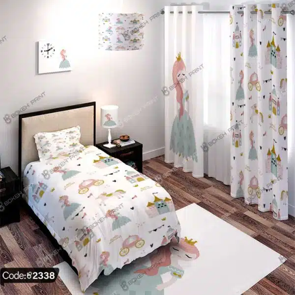 ست اتاق خواب کارتونی دختر کد 2338