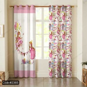 پرده چاپی دخترانه پرنسس کد 2365