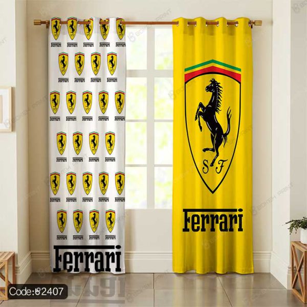 پرده چاپی فراری Ferrari کد 2407