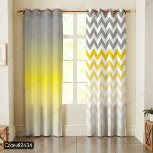 پرده چاپی ساده کد 2434