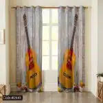 پرده چاپی گیتار کد 2441