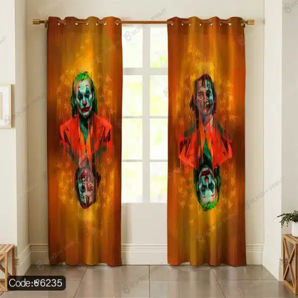 پرده پانچ آبرنگی جوکر کد 6235 پرده پانچ آبرنگی جوکر کد 6235