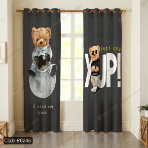 پرده پانچ خرس تدی کد 6245