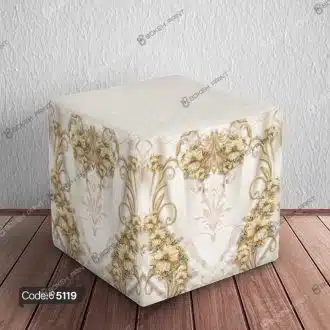 پاف نشیمن گل سه بعدی کد 5119
