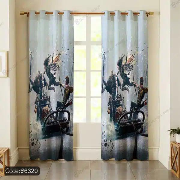 پرده طرح گاد اف وار God of War کد 6320