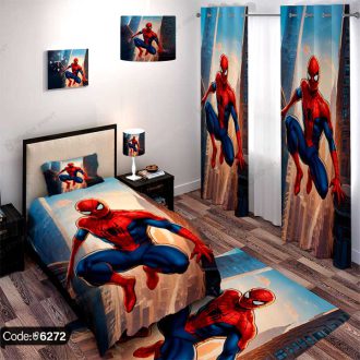 ست اتاق خواب طرح مردعنکبوتی Spider Man کد 6272